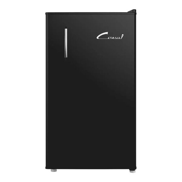Frigobar Consul Retrô Preto Vinil - Cra12me 110v