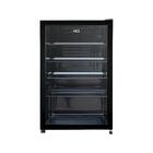 Frigobar Expositor Vertical Hq Vidro Duplo 130 Litros Preto H