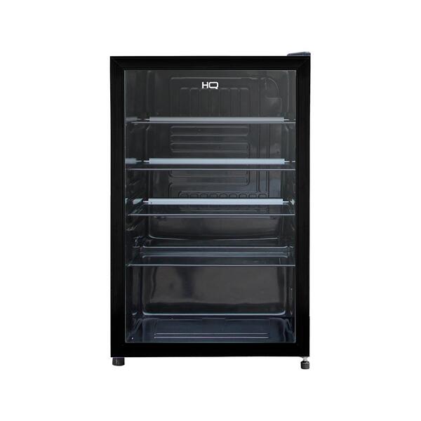 Frigobar Expositor Vertical Hq Vidro Duplo 130 Litros Preto H