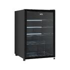 Frigobar Expositor Vertical Hq Vidro Duplo 130 Litros Preto H