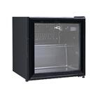 Frigobar Expositor Vertical Hq Vidro Duplo 50 Litros Preto Hq
