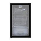 Frigobar Expositor Vertical Hq Vidro Duplo 95 Litros Preto Hq