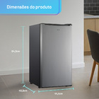 Frigobar Geladeira HQ 93 Litros Inox BC-93-63H 220V