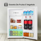 Frigobar Hisense 90 Litros Porta Reversível Branco 1 Porta Rr