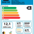 Frigobar Philco  Pfg85b 67 Litros 220v