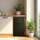 Frigobar Retrô Preto 93l Inverter Bivolt Midea Mdrd142rtd303