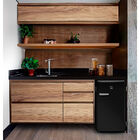 Frigobar Retrô Preto Onix 95 Litros Midea Mrv10p1 - 127v