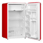 Frigobar Retrô Vermelho 93l Inverter Bivolt Midea Mdrd142rtd3