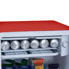 Frigobar Retrô Vermelho 93l Inverter Bivolt Midea Mdrd142rtd3