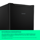 Frigobar Simples Consul CRC04ME 47L Manual 110V Preto