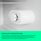 Frigobar Simples Consul CRC08MB 76L Manual 220V Branco