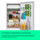 Frigobar Simples Consul CRC12MB 117L Manual 220V Branco
