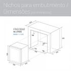 Frigobar Suggar 46 Litros Inox 110v Fb4611ix