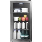 Frigobar Suggar 88 Litros Fb8812ix Com Porta De Vidro Inox 22