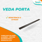 Friso De Vedação Em Alumínio - 120 Cm - Marrom