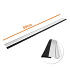 Friso De Vedação Em Alumínio Largura 080 Cm - Branco