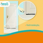 Friso De Vedação Em Alumínio Largura 080 Cm - Branco - Kit C/