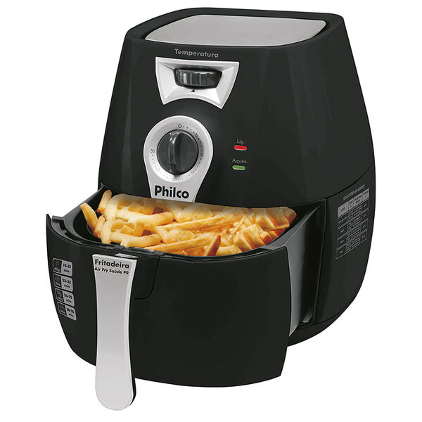 Fritadeira  Air Fryer Philco Saúde Preta 2 8l 127v