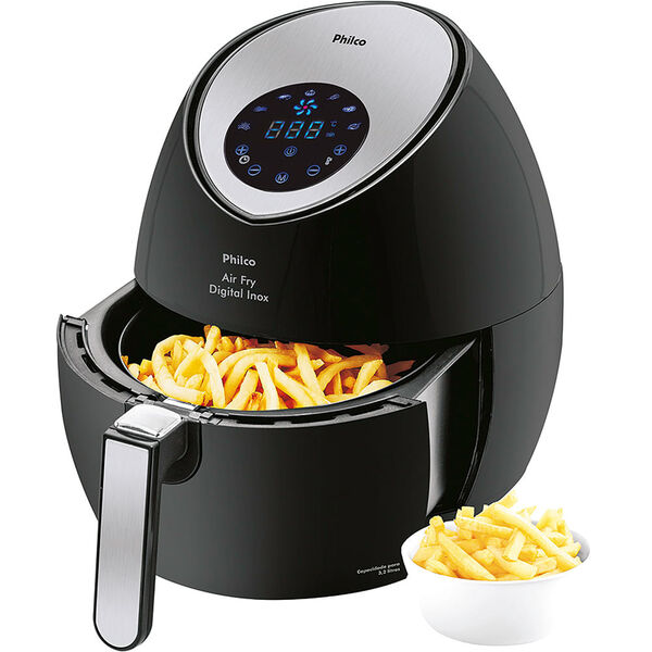 Fritadeira Air Fry  Philco Digital Inox 1400 220v