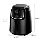 Fritadeira Air Fryer 4l Gourmetfry Cor Preta Midea Frb45p2 -