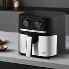 Fritadeira Air Fryer 5 5l Cyclone Preto E Inox Midea Fm55s2 -