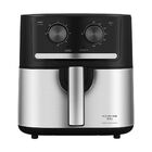 Fritadeira Air Fryer 5 5l Cyclone Preto E Inox Midea Fm55s2 -