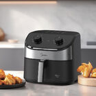 Fritadeira Air Fryer 5 5l Widemax Preto E Inox Midea Fwm55p1