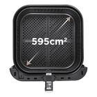 Fritadeira Air Fryer 5 5l Widemax Preto E Inox Midea Fwm55p2