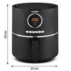 Fritadeira Air Fryer Arno Ufrd Digital 4 2 Litros Preto 220v