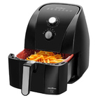 Fritadeira Air Fryer Britânia 5,5l Redstone Bfr50 Preta 1500w