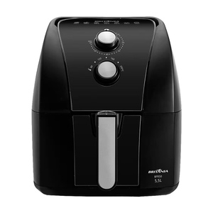 Foto de Fritadeira Air Fryer Britânia 5,5l Redstone Bfr50 Preta 1500w