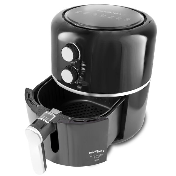 Fritadeira Air Fryer Britânia Black Plus Bfr13p 1500w 4.5l 22