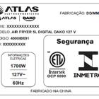 Fritadeira Air Fryer Dako 5 Litros Com Painel Digital 127v