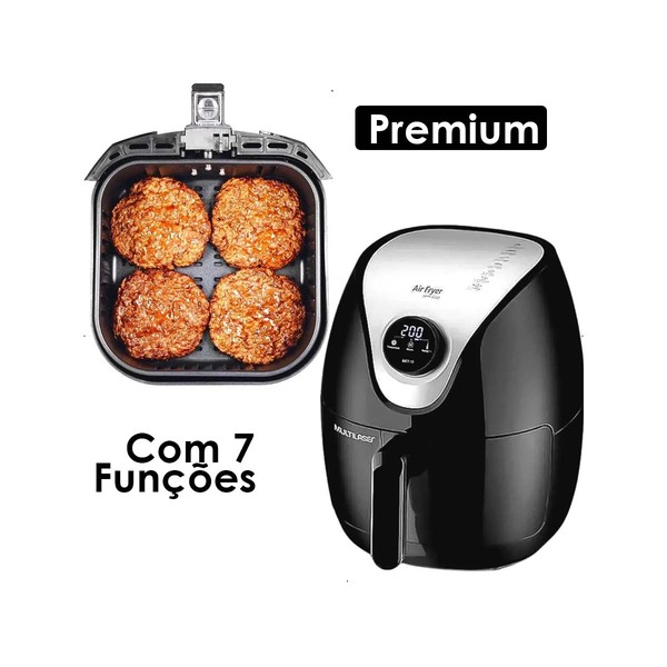 Fritadeira Air Fryer Digital 220v 4 Litros Multilaser Ce168