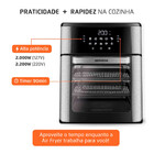 Fritadeira Air Fryer Forno Oven 12l Mondial Afon-12l-bi 2000w