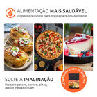 Fritadeira Air Fryer Forno Oven Digital 25l Mondial Preto E I