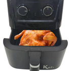 Fritadeira Air Fryer Koti 5,5l 1500w  Preta E Inox 110v Ou 22