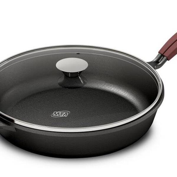 Fritadeira De Ferro Fundido Tvt N 28 Para Forno E Fogão - Mta