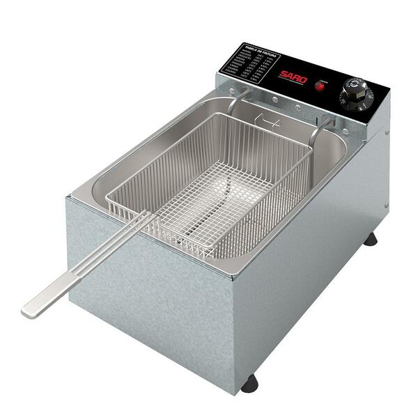 Fritadeira Elétrica 1 Cuba 5 Litros Saro Fr22