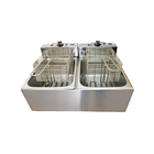 Fritadeira Elétrica 2 Cubas Plus Aço Inox 12l 110v 4000w