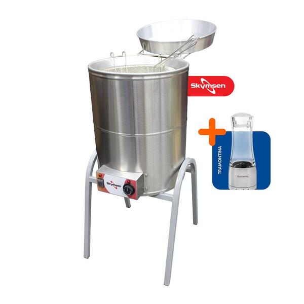 Fritadeira Elétrica Água E Óleo Inox 24l Reativada Fcr-n 220v