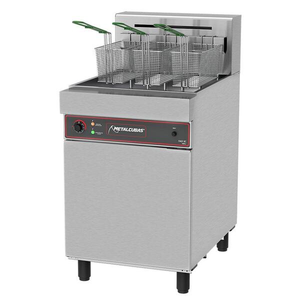 Fritadeira Elétrica Água E Óleo Metalcubas 44 Litros Fao3c 38