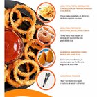 Fritadeira Elétrica Air Fryer 220V 4l 1500w Com Grade Multila