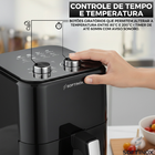 Fritadeira Elétrica Air Fryer 4,2l Sem Óleo Antiaderente 1300