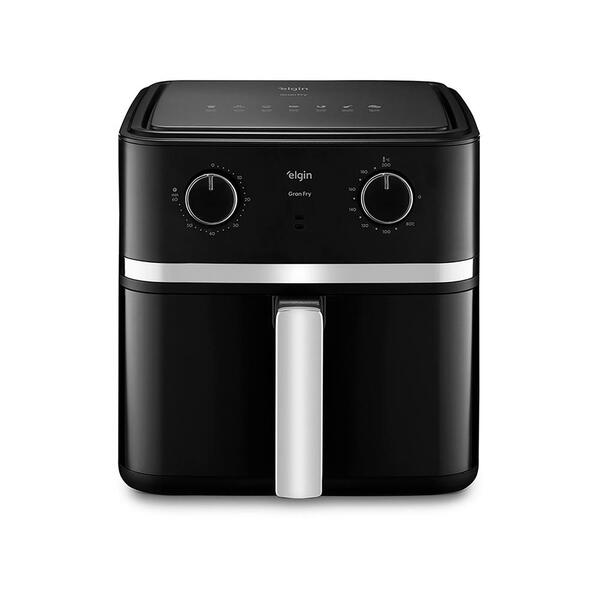 Fritadeira Elétrica Air Fryer Elgin Gran Fry 8 Litros Preto A