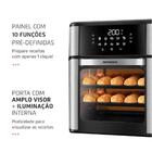 Fritadeira Elétrica Air Fryer Mondial Forno Oven Afo-12l-bi 1