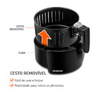 Fritadeira Elétrica Air Fryer Mondial Pratic Sem Óleo 3,6 Lit