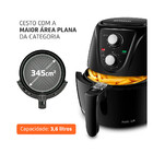 Fritadeira Elétrica Air Fryer Mondial Pratic Sem Óleo 3,6 Lit