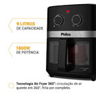 Fritadeira Elétrica Air Fryer Philco 9l Paf90 1800w