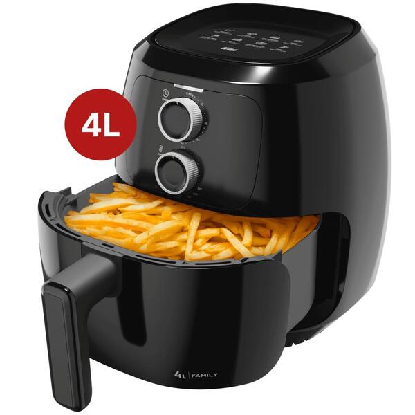 Fritadeira Elétrica Air Fryer WAP WAFF2-P Preta 4 Litros, com